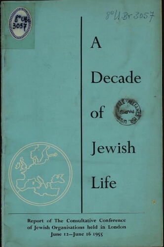 A decade of Jewish life